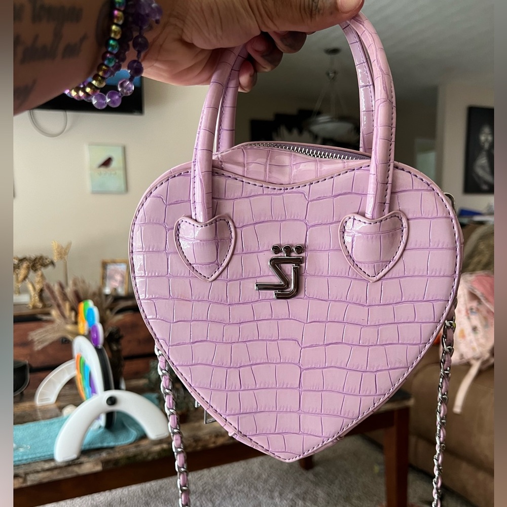 Purple Heart SJ shoulder/hand bag
